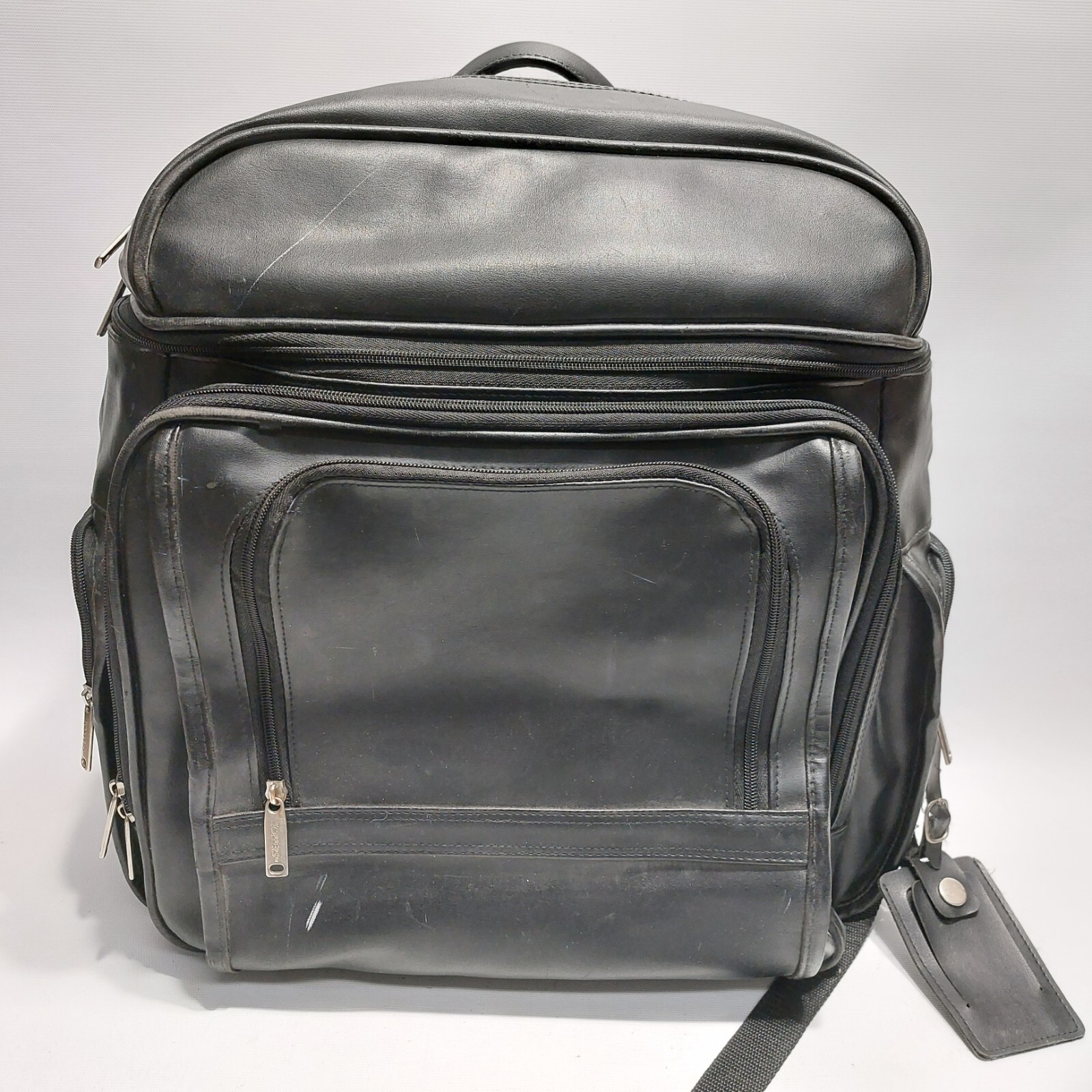 Toppers Laptop Backpack Vinyl Black Travel