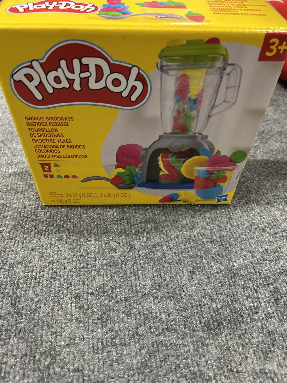 Play Doh Hasbro Swirlin Smoothies Blender Playset Kitchen Pretend Play Toy New