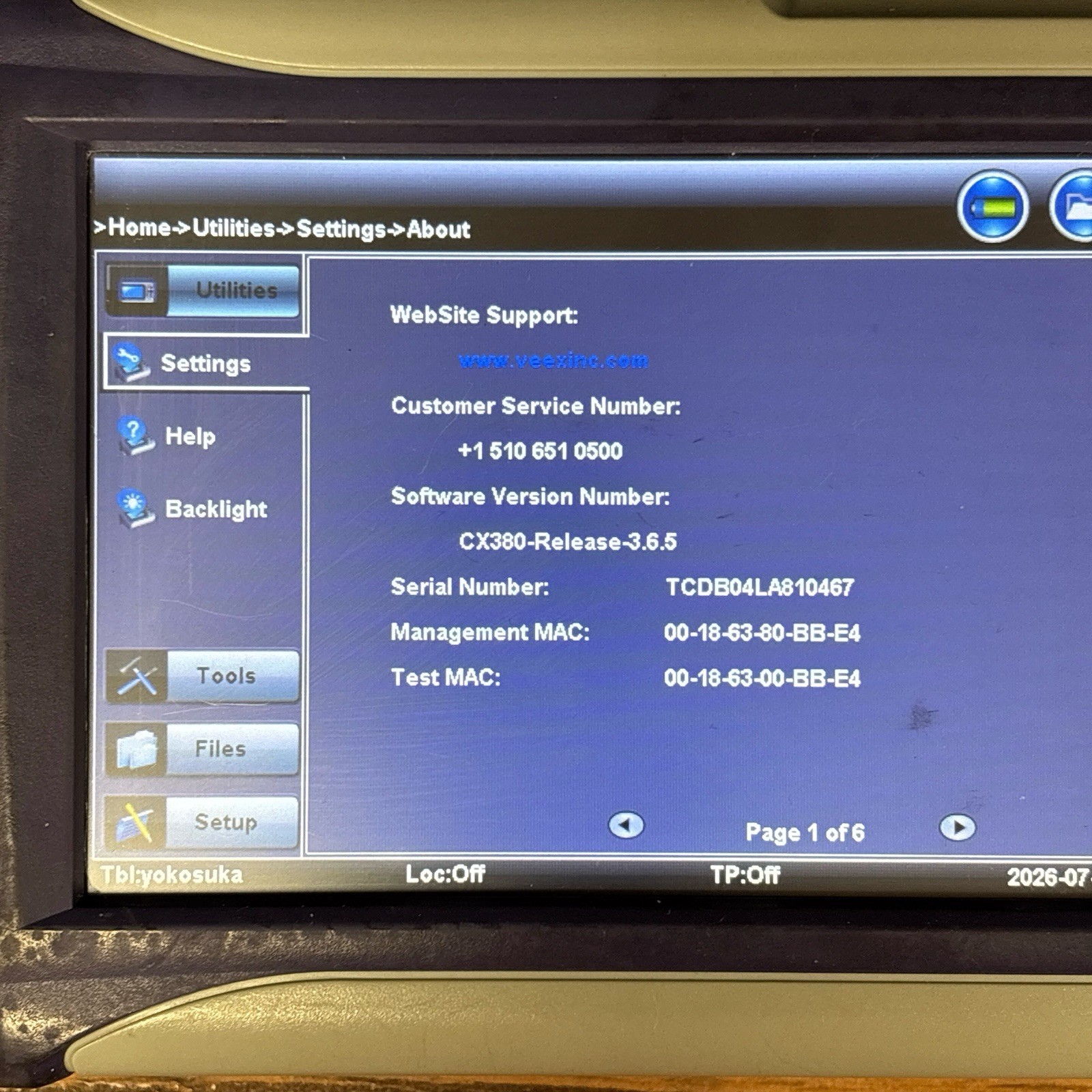VeEX VePAL CX380 Advanced CATV Analyzer Tested & Working w/Case & Accessories