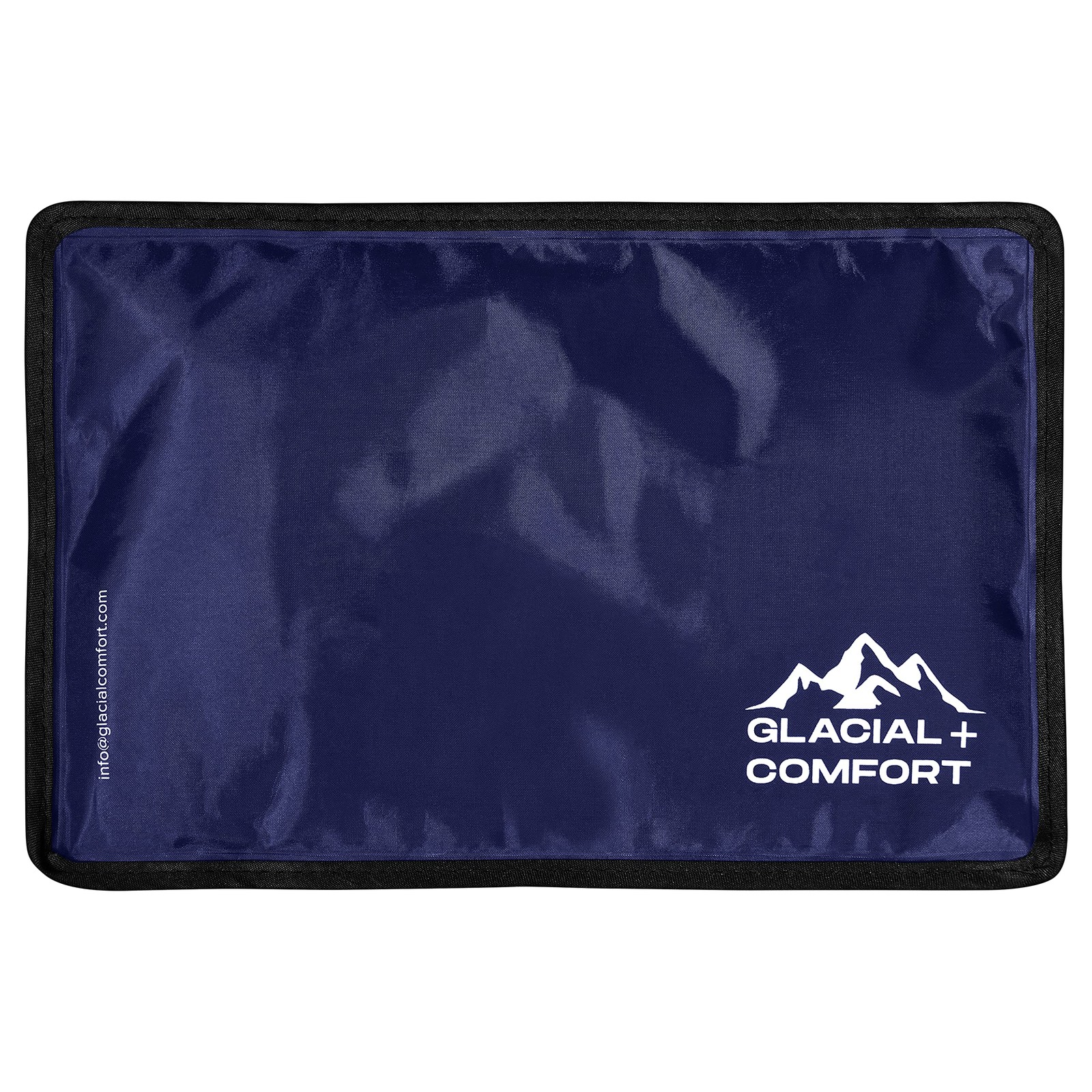 Glacial Comfort Gel Ice Pack for Injuries Reusable - Medium (12" x 8"), Blue