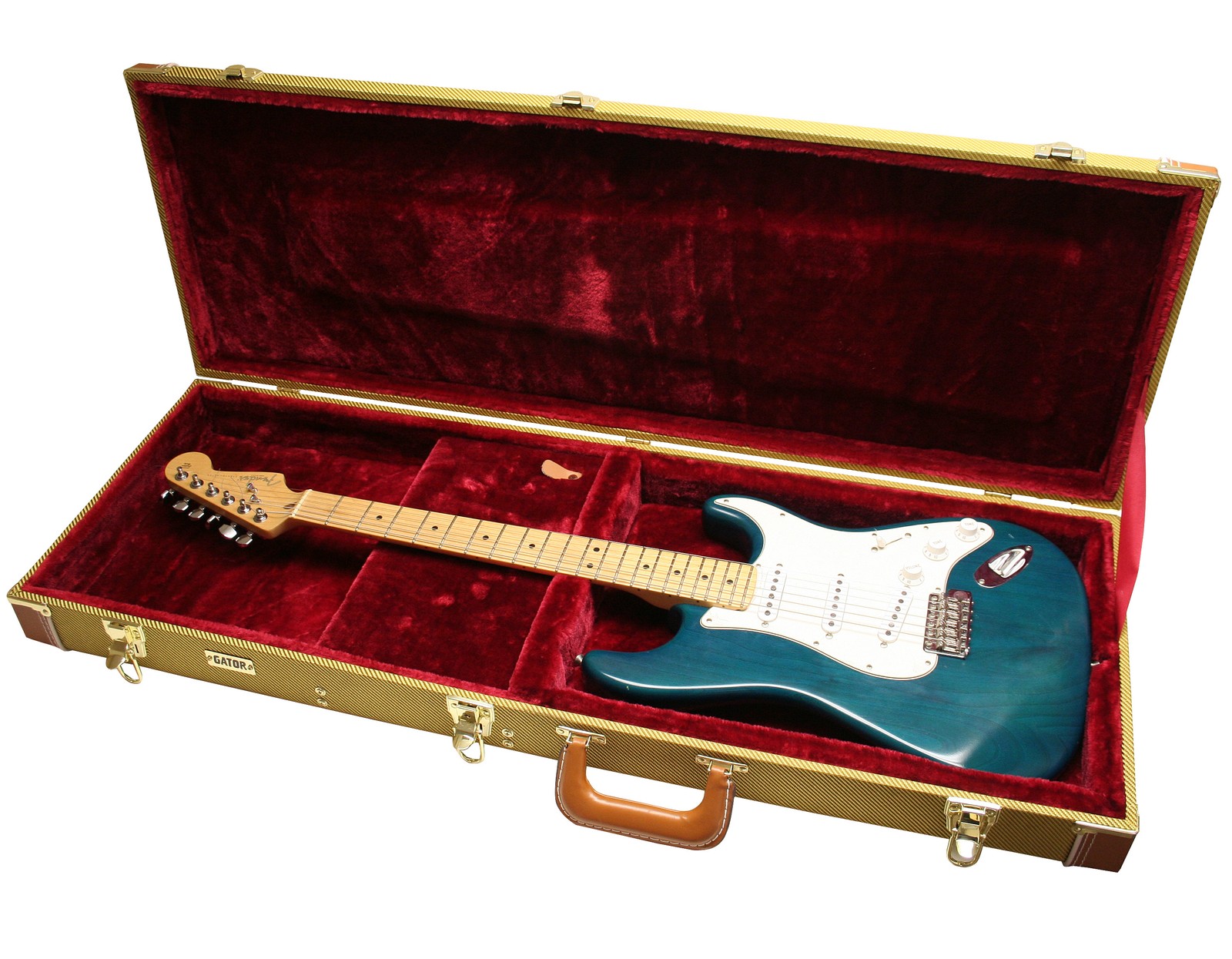 Gator GW-ELECTRIC Wood Electric Guitar Hard Case, Tweed