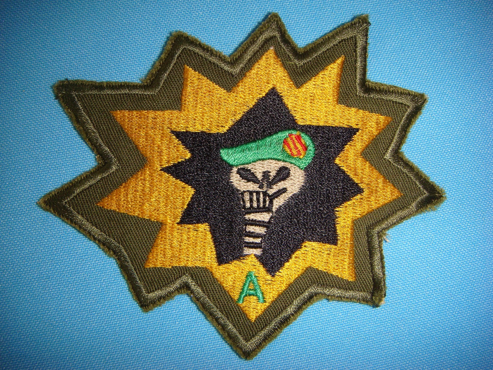 VIETNAM WAR PATCH, US 5th SF Grp MACV SOG " A" COMPANY