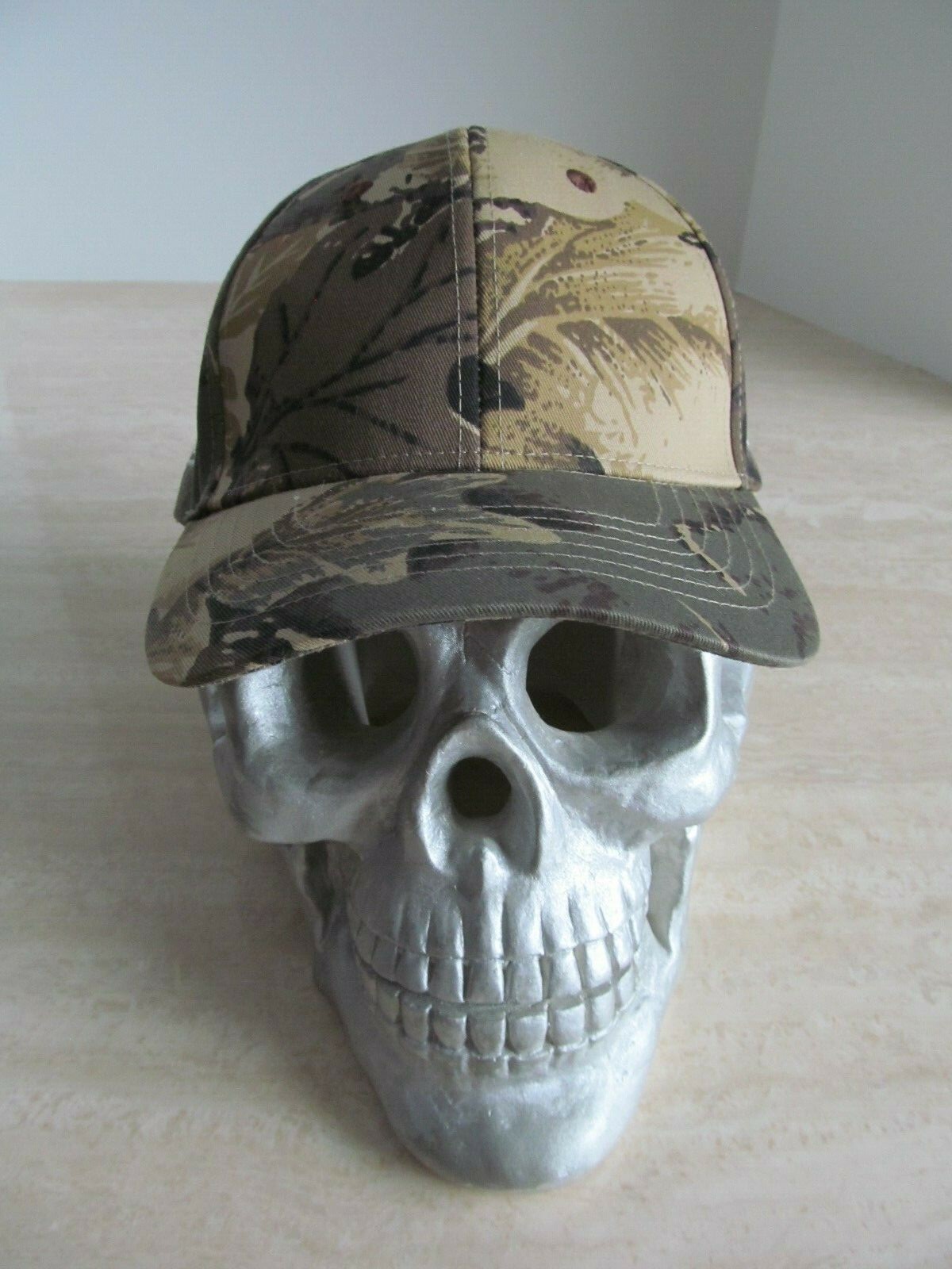NWOT WIKUS Saw Tech CAMO Baseball Cap KC One Size Adjustable Hat Embroidery NEW!