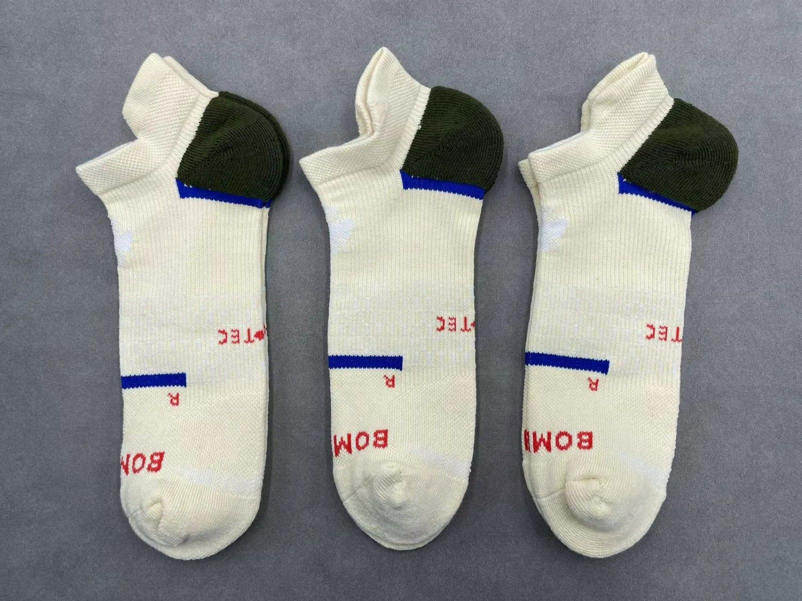 3 pairs Bombas All-Purpose Performance Yellow Ankle socks - Size Large 9-13