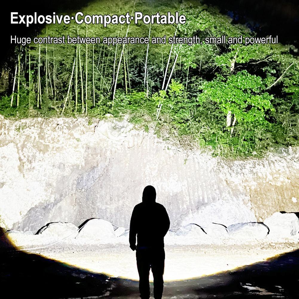 Mini Flashlight Handheld Super Bright Powerful Camping Tactical PocketFlashlUS☆☆