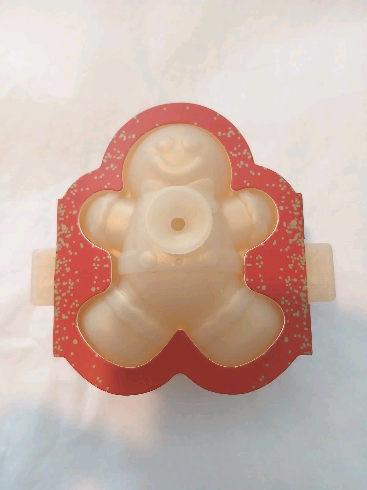 New CWC Cook With Color Christmas Gingerbread Man Ice Whiskey Mold