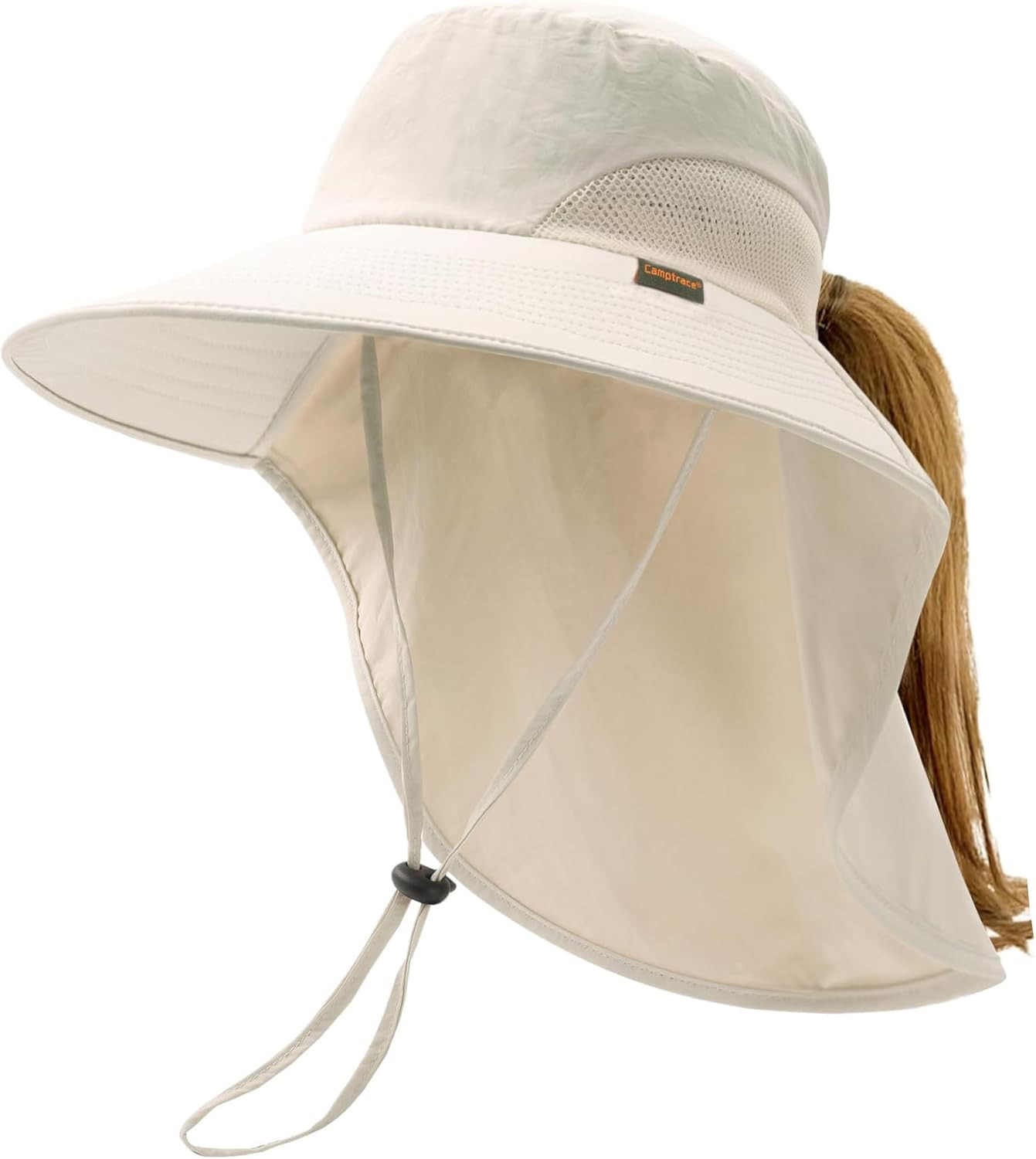 Sun Hats for Women Men UPF 50+ UV Protection Wide Brim Hiking Fishing Hat with N
