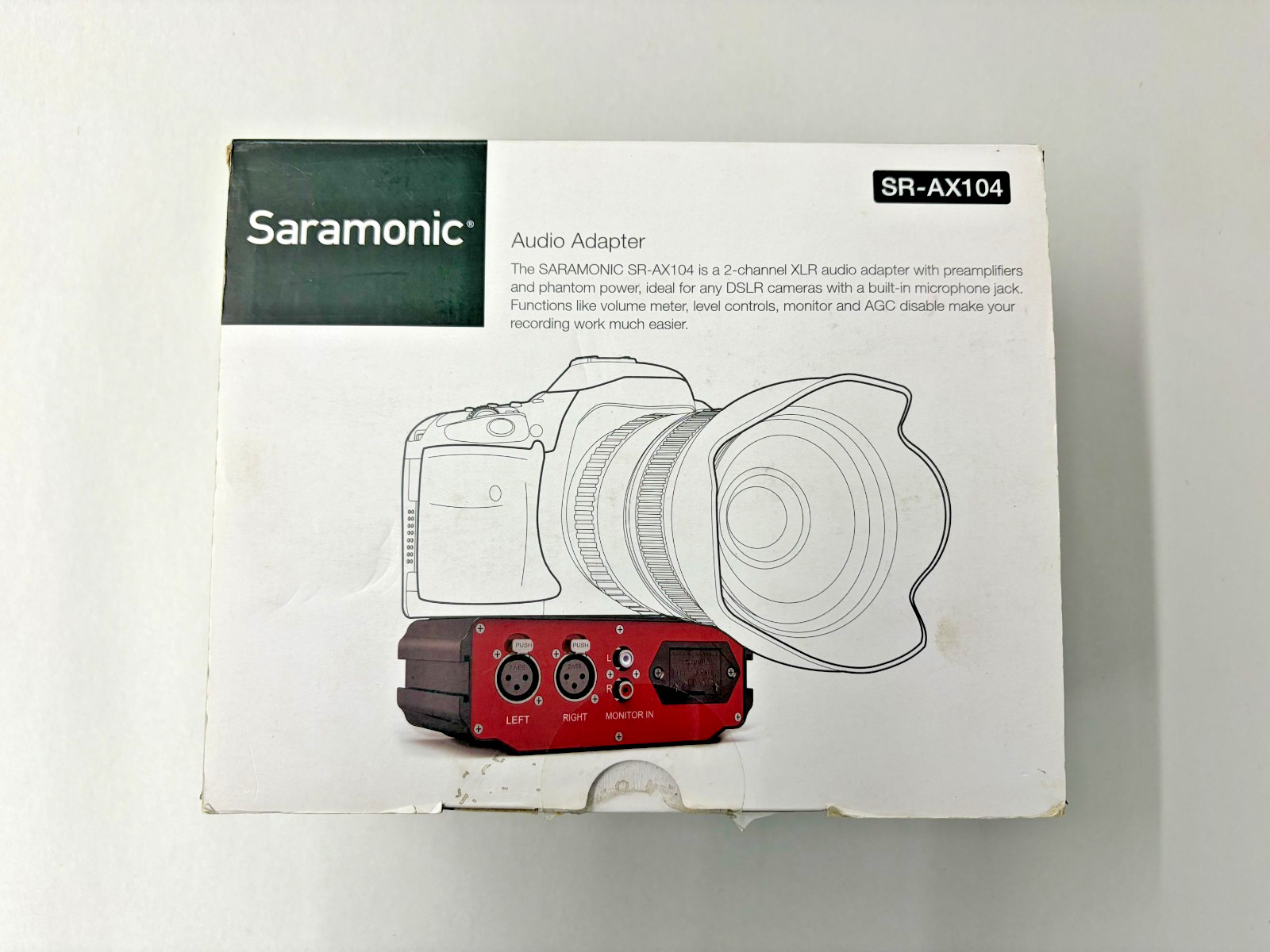 Saramonic SR-AX104 2-Channel XLR Audio Adapter for DSLRs