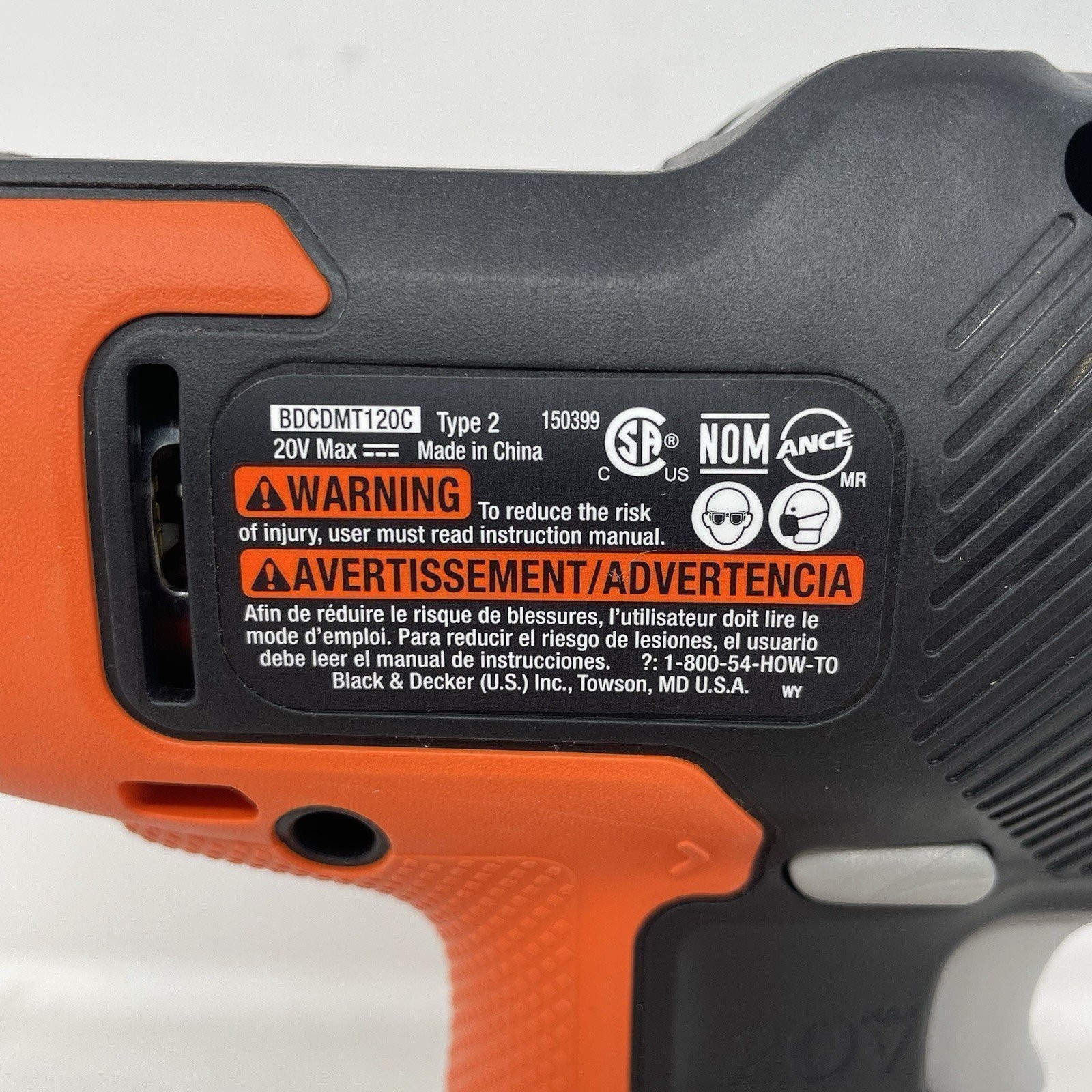 BLACK+DECKER Matrix BDCDMT120C 20V Cordless Lithium Drill *Base Only*