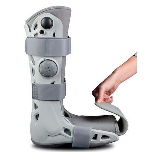 DonJoy Aircast AirSelect Walker Standard stivale post operatorio-2 camere d'aria