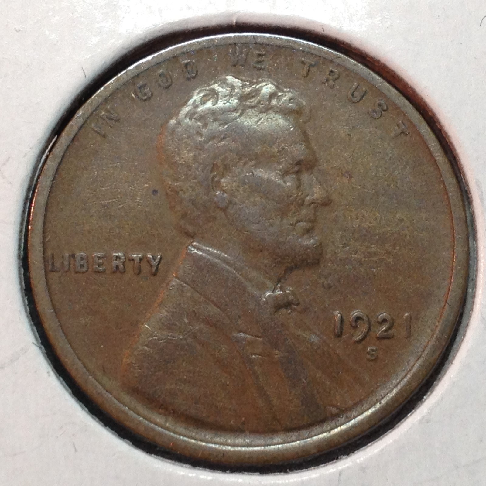 1921-S  XF  Lincoln Cent   #1     Combined Shipping