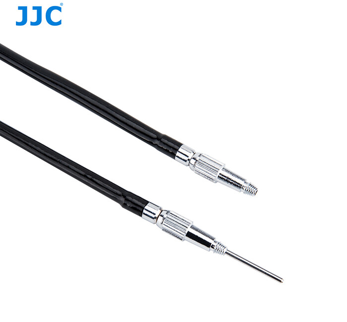 JJC TCR-40S Silver / Black 40cm Premier Threaded Mechanical Cable Release