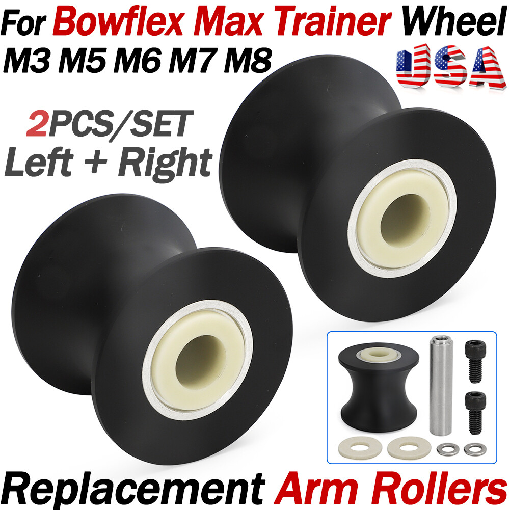 2 Set WHEEL Replacement Pedal Arm Roller FOR BOWFLEX MAX TRAINER M3 M5 M6 M7 M8