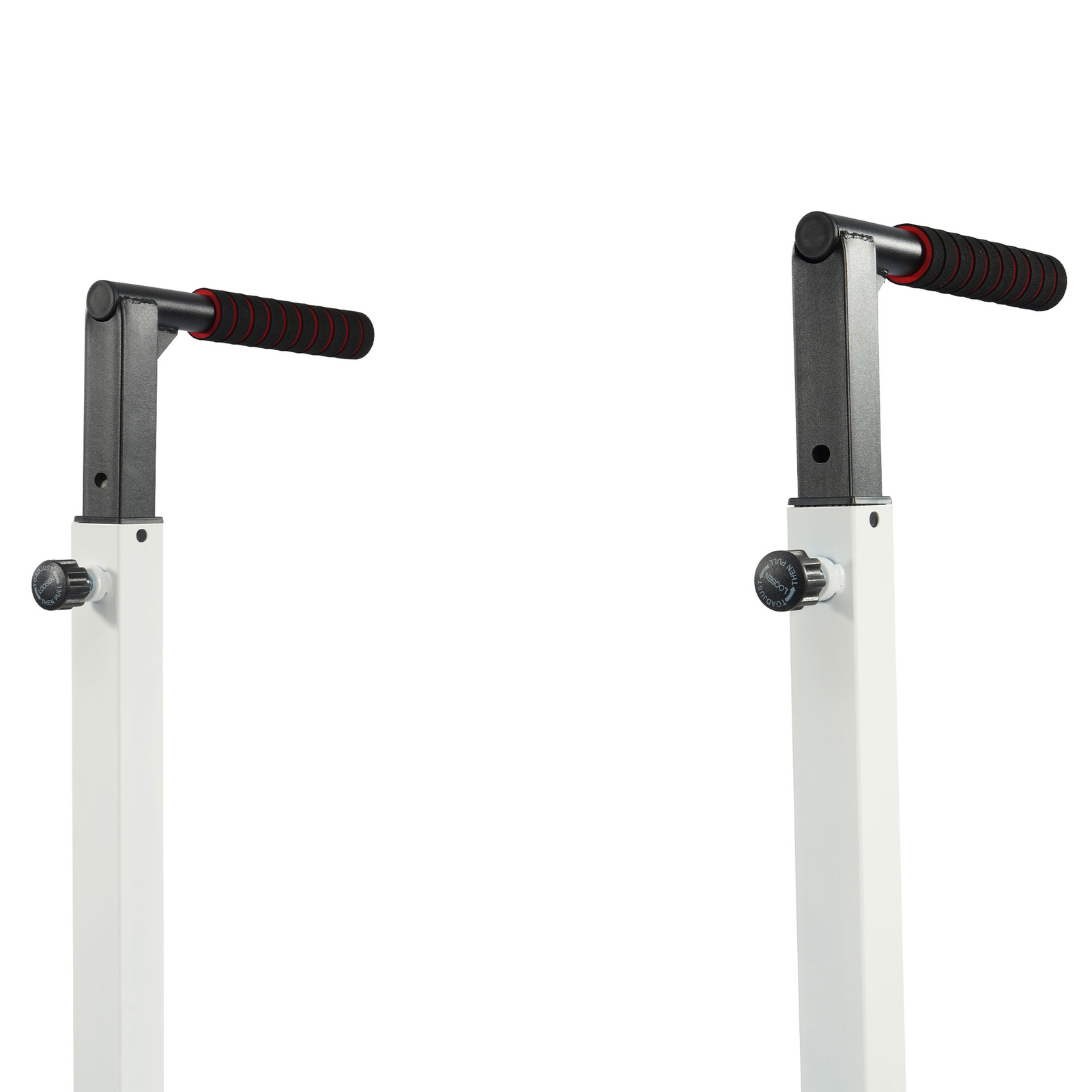 BalanceFrom Multi Function Home Gym Exercise Dip Stand, 500lb Capacity, White