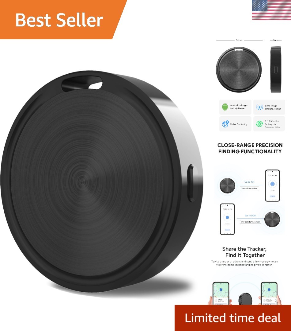 Find Hub Compatible Air Tags for Android - 2- Battery &  Water Resistant