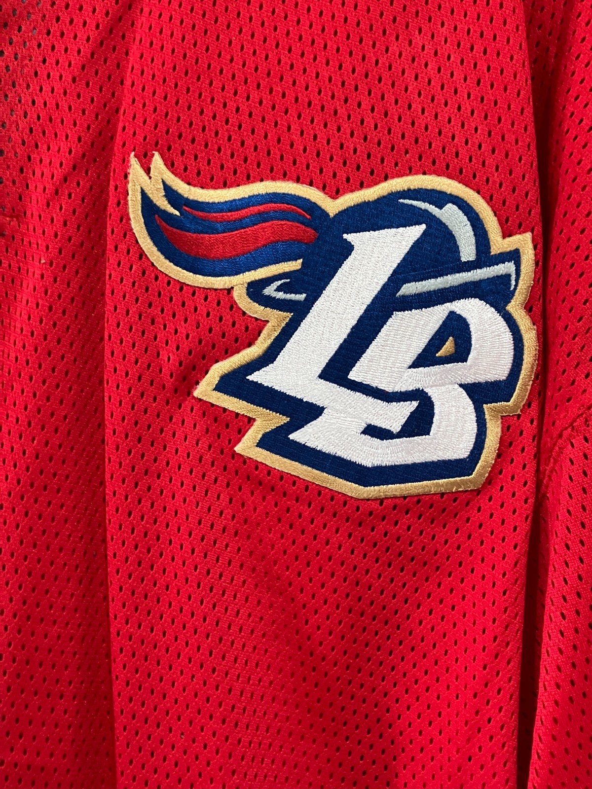 Long Beach Armada Red Baseball Jersey (Size 2XL) Badger Sport