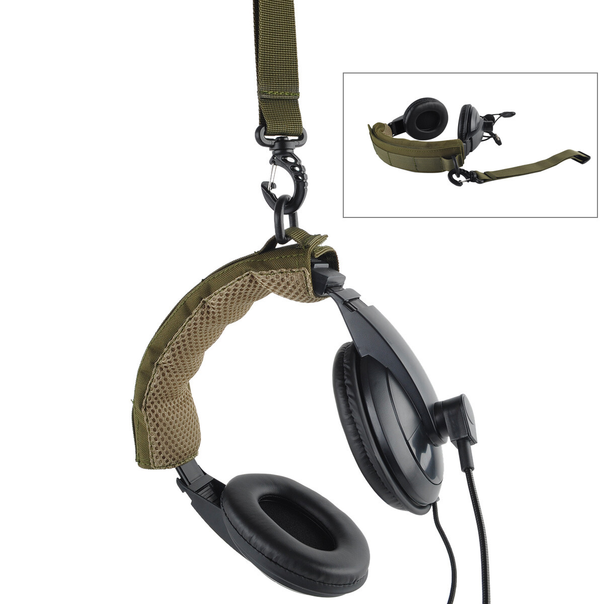 Tactical MOLLE Modular Headset Cover Tactical Earmuff Headband Protection
