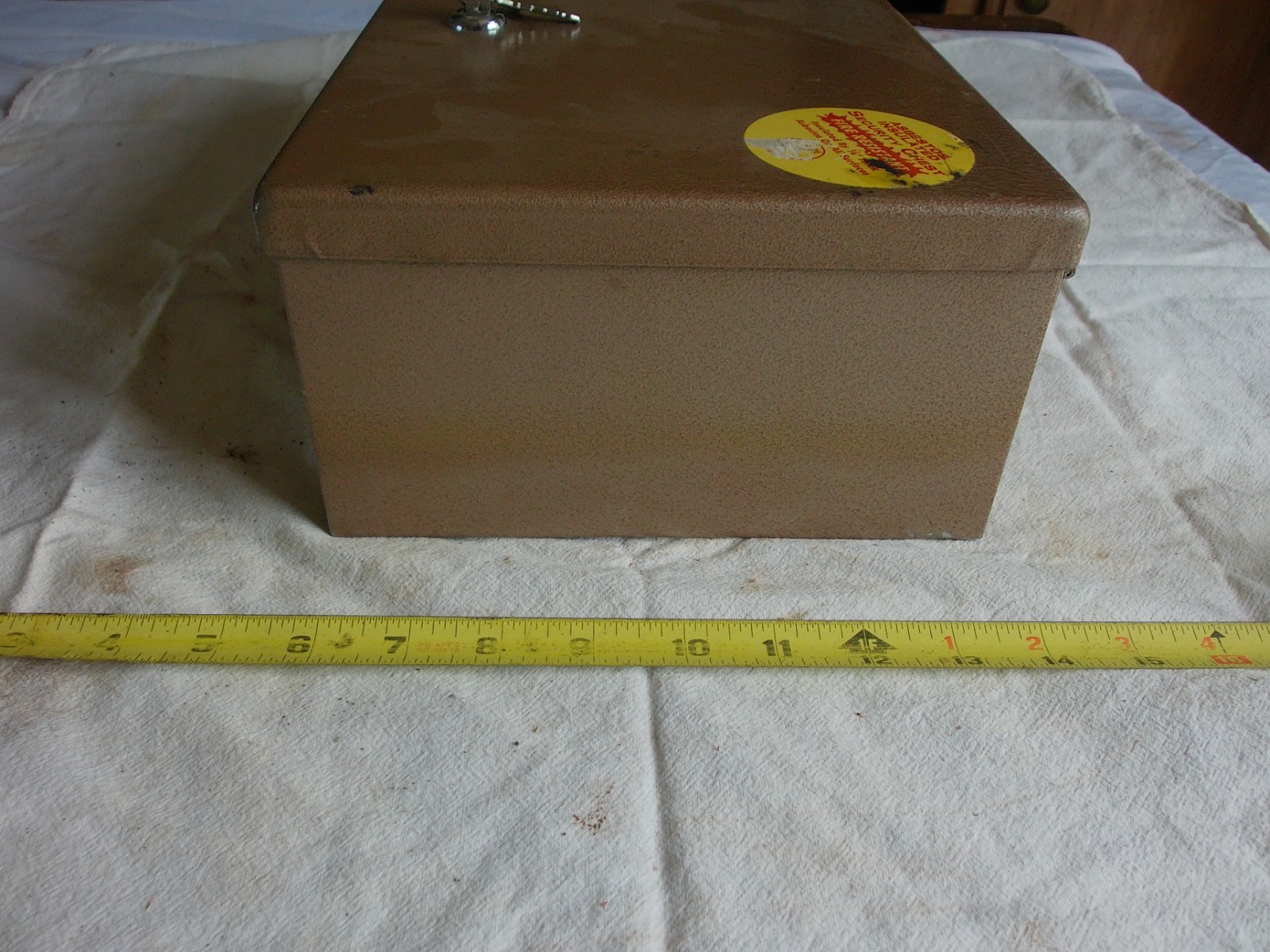 Vintage Rockaway Security Chest with Keys Solid condition! Lot 26-29-3
