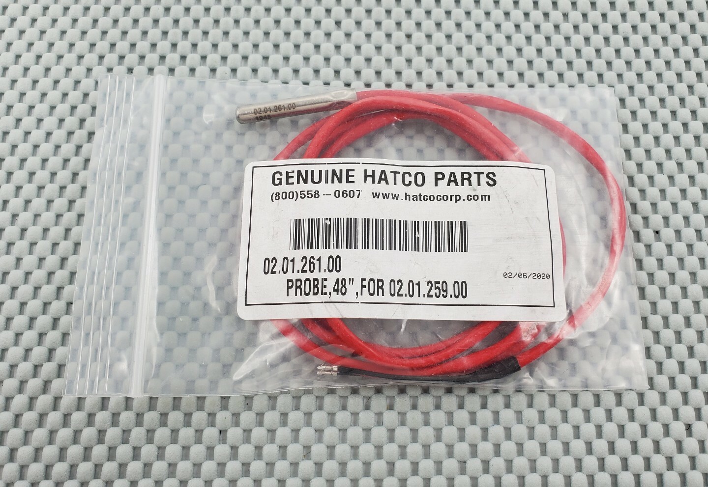 Hatco 02.01.261.00 Probe For 02.01.259.00 Replacement Part 48"