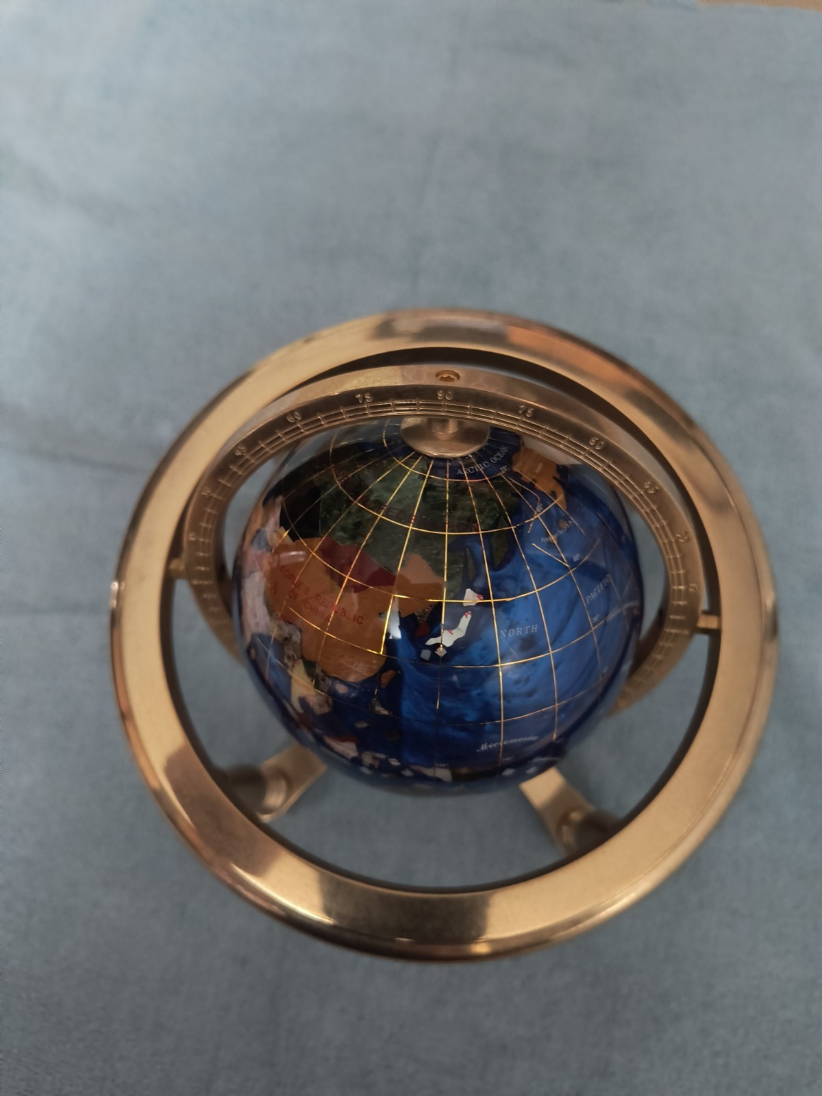 Alexander Kalifano Gemstone Globe