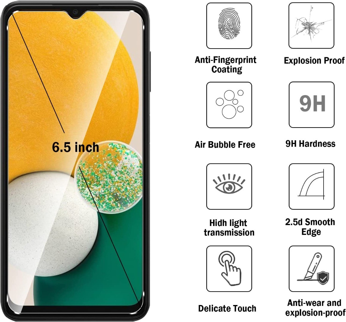 For Honor X6B Gorilla Tempered Glass Screen Guard Protector