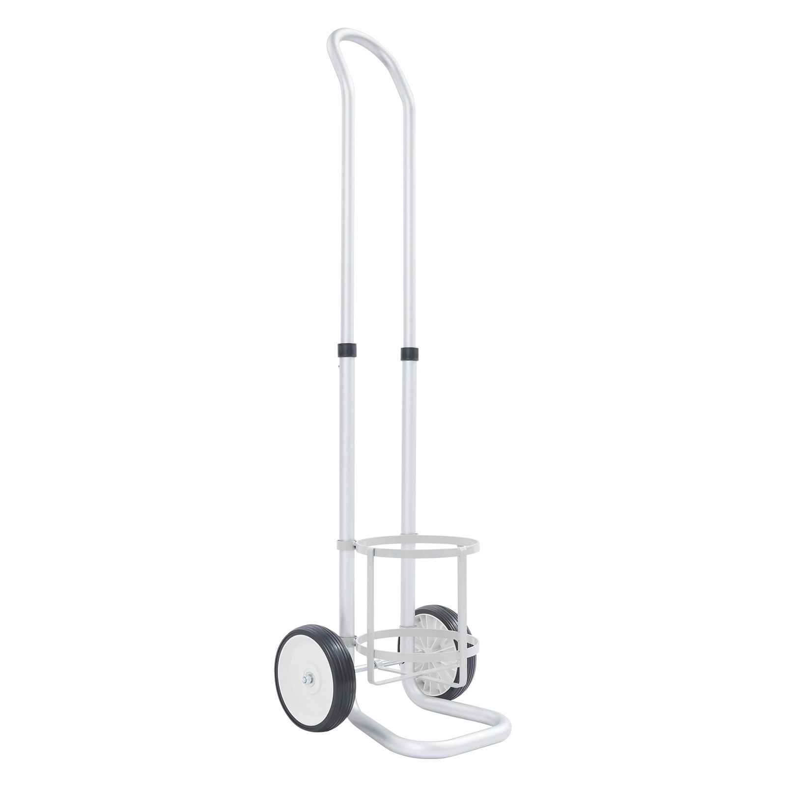 2PCS Oxygen Tank Cart Dolly Oxygen Cylinder Cart Trolley with Adjustable Handle