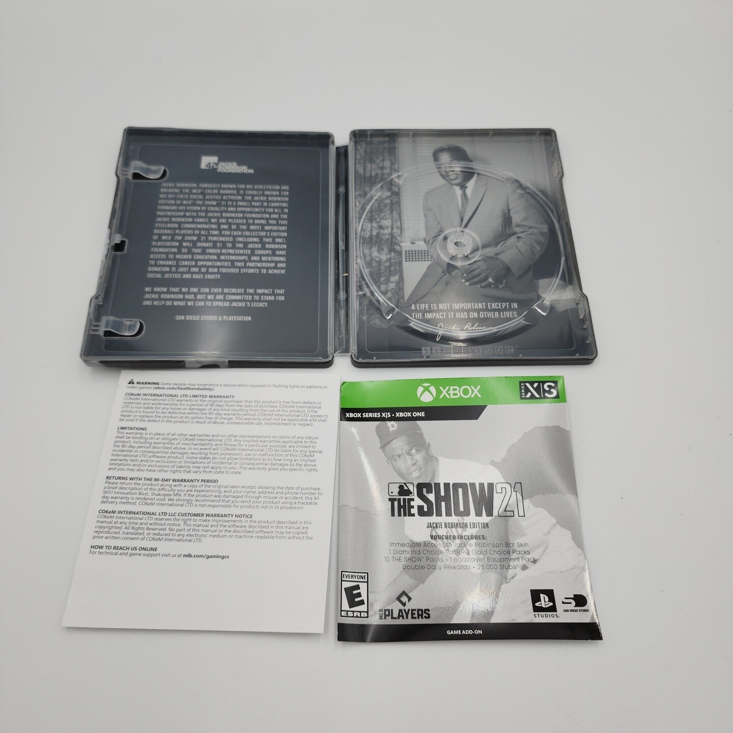 MLB 21 Deluxe Steelbook - Case Only - No Game - Case #1