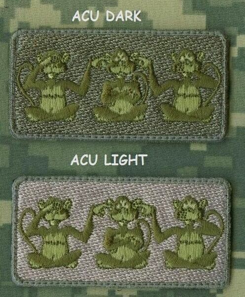 JSOC JOINT SP OPS TASK FORCE INFIDEL TRUNK MONKEY vêlkrö 2-TAB: 3-Wise-Monkey