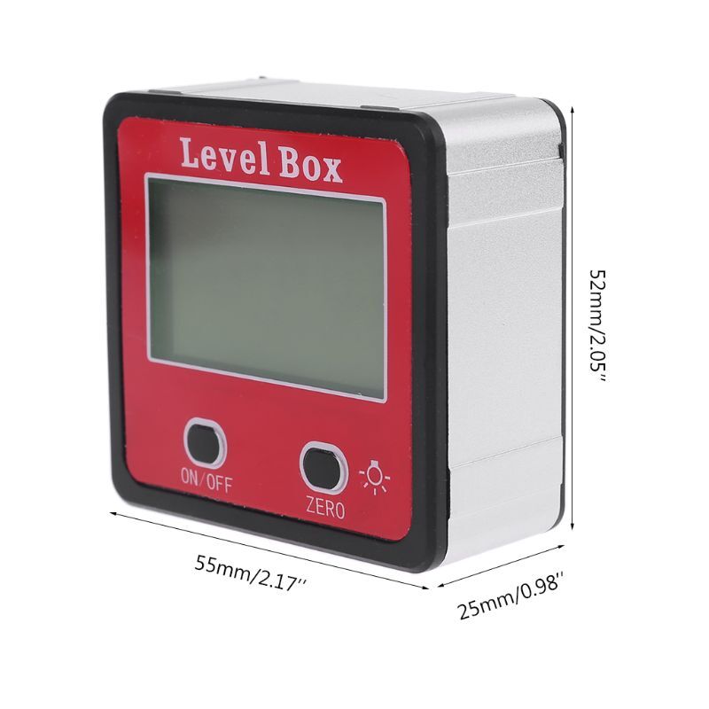 Digital Inclinometer Spirit Level Protractor Angle Gauge Meter Bevel Level for C