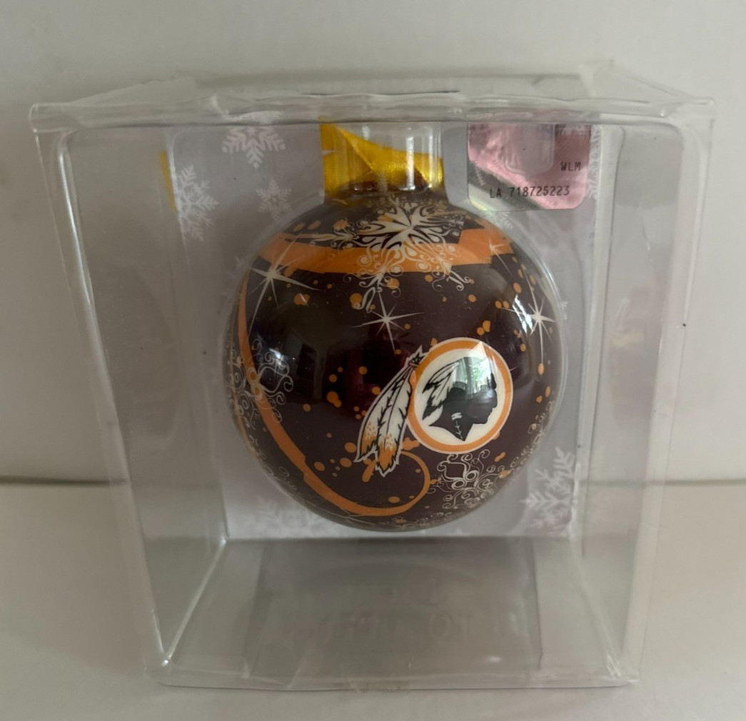 Washington Redskins Collectible Decoupage Ball Ornament Christmas Xmas Tree NFL