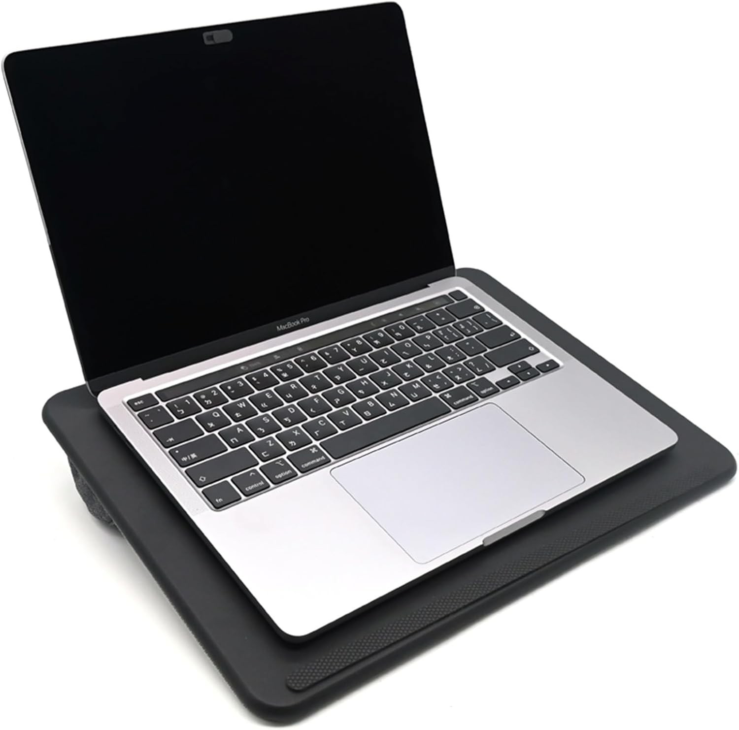 Lap Desk with Soft Cushion and Wrist Rest – Black-Medium