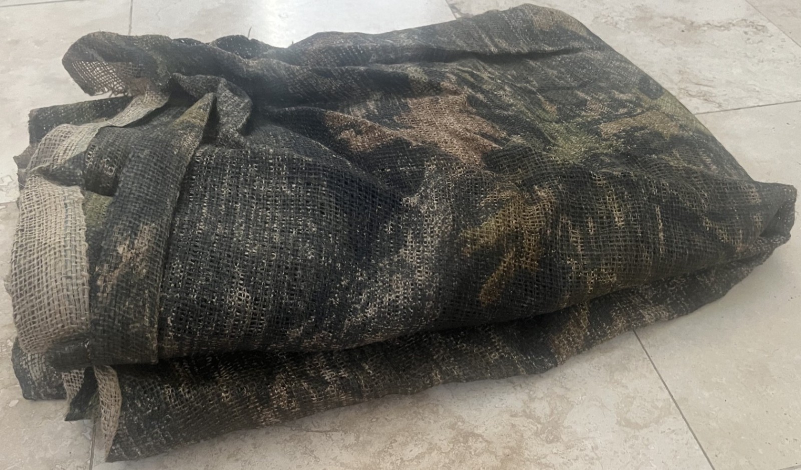 Hunting Blind Burlap, Bulk Camo Burlap  11' 6"x 4'