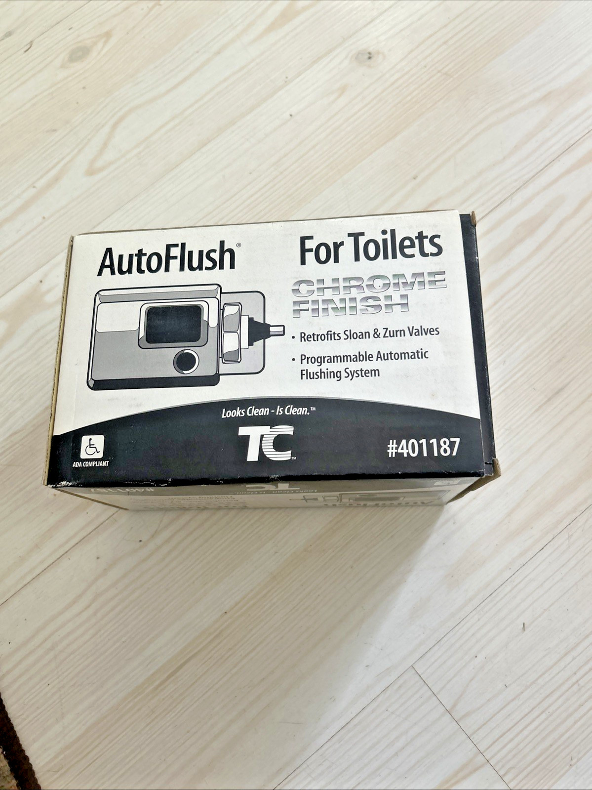 TC Technical Concepts 401187 Auto Flush Toilet Flushing System - Chrome (b14)