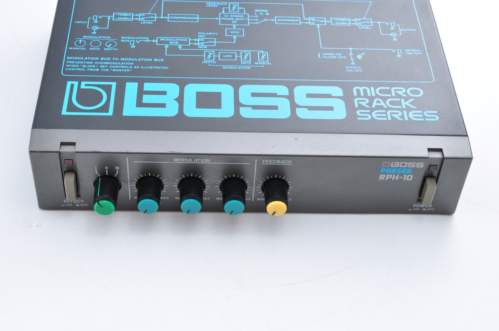 Boss RPH-10 Phaser Micro Rack Made in Japan Working 0719X4-7