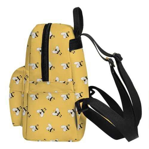 Mini Backpack for Women - Cute Print Small Backpack Purse with Ample Bee