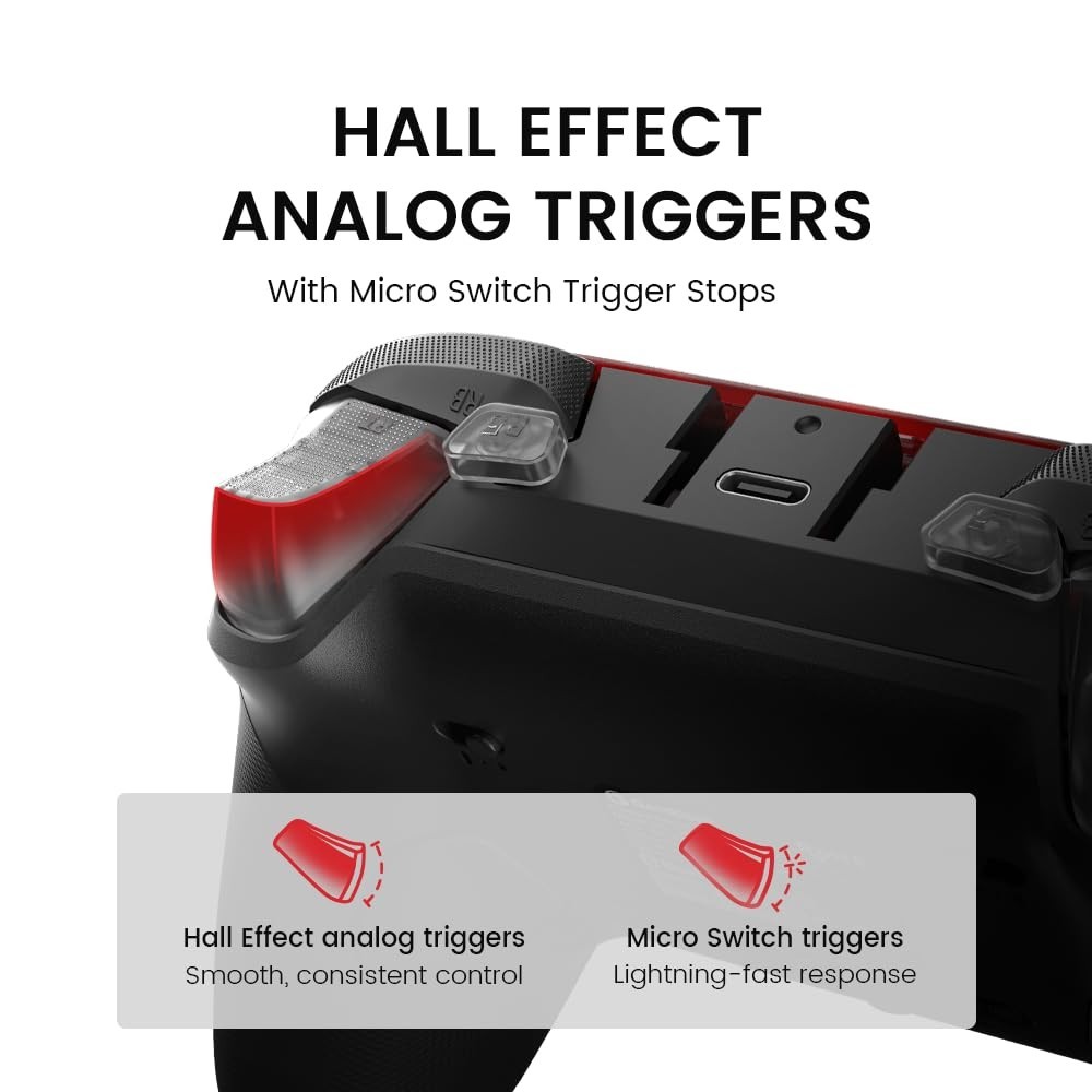 G7 Pro Wired Controller for Xbox Series X S Xbox One PC Android Hall Effect