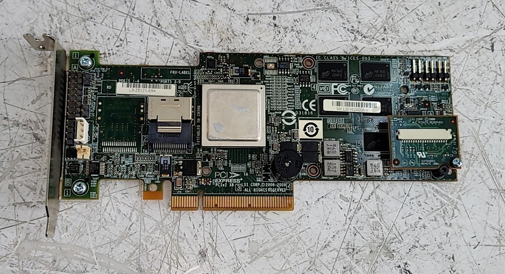 LSI L3-25121-69A RAID Controller SAS Low Profile