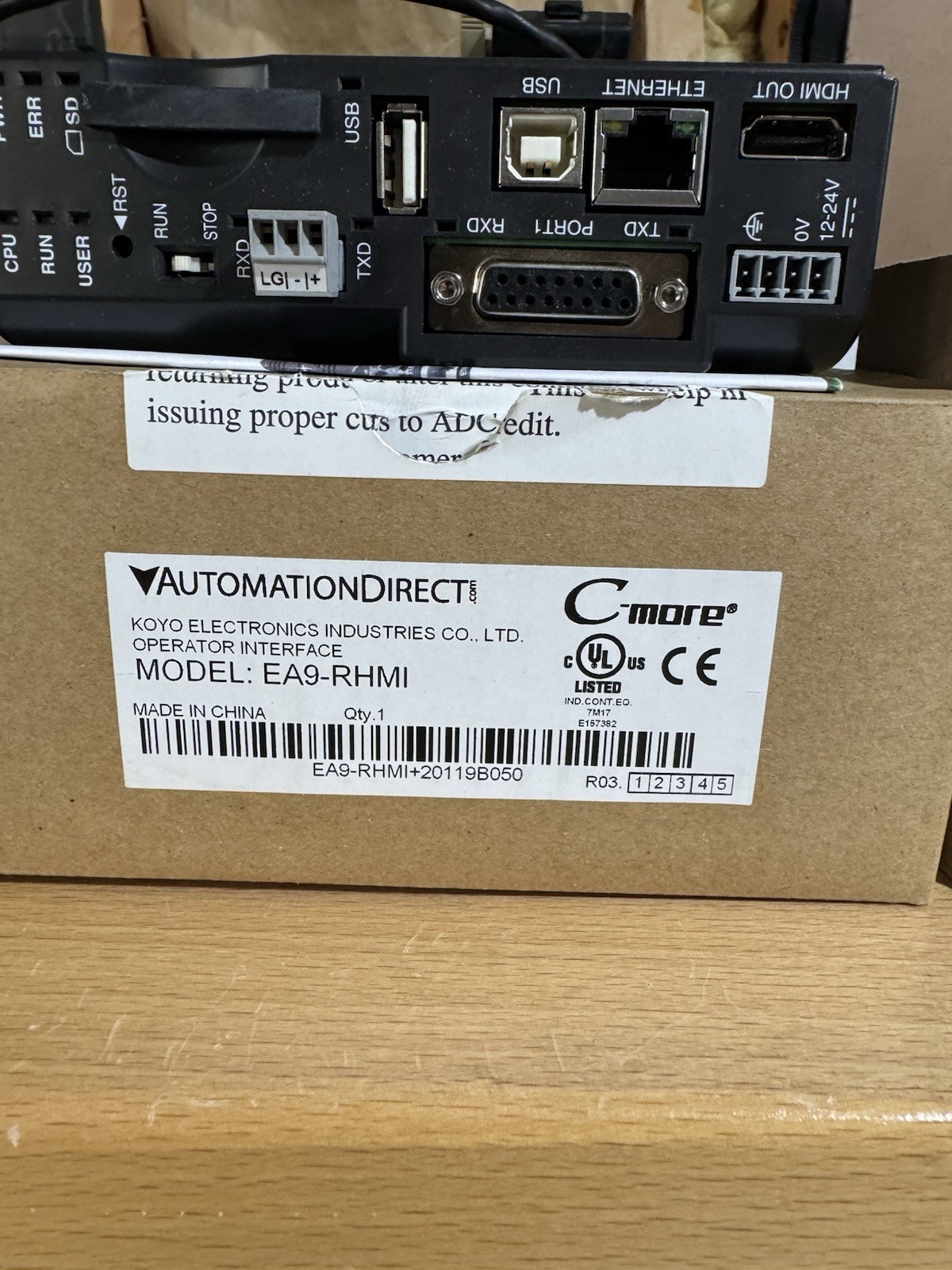 Superlogics 10” LCD Wireless Touchscreen W/Operator Interface