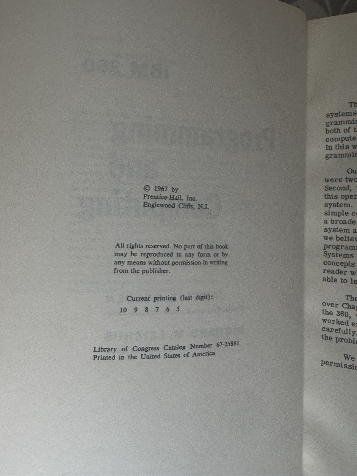 IBM 360 Programming And Computing By Golden And Leichus 1967 Vintage