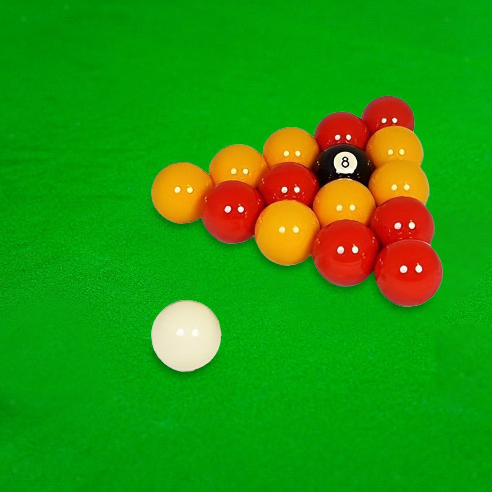 16Pcs Billiard Balls Pool Balls Billiards Supplies 2inch Replacement