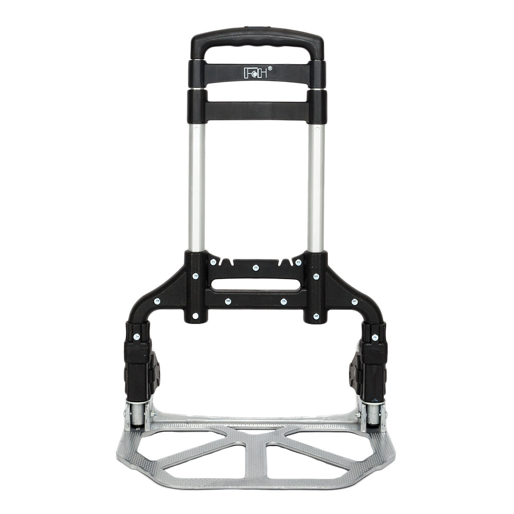 Portable Foldable Telescopic Trolley Trolley Luggage Trolle Black High Quality