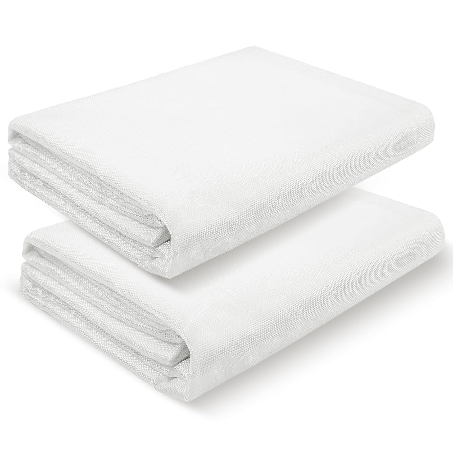 2 Pack 6 oz Fiberglass Cloth, 12 Feet x 50 Inches Woven E-Glass Plain Weave Fabr