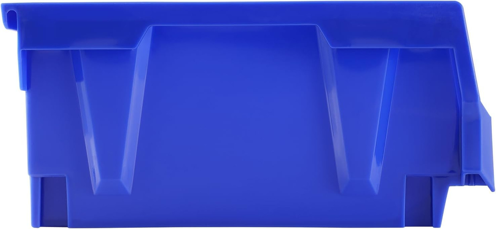 Plastic Storage Bins 12 Pack (11 X 5 X 5-Inch), Hanging Stackable Storage Organi