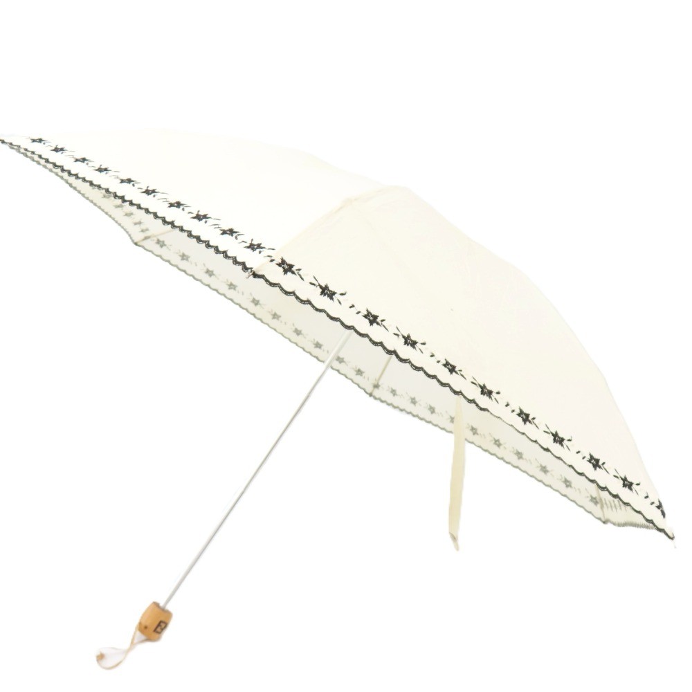 FENDI  Folding parasol, sunshade UV protection floral design umbrella 103169