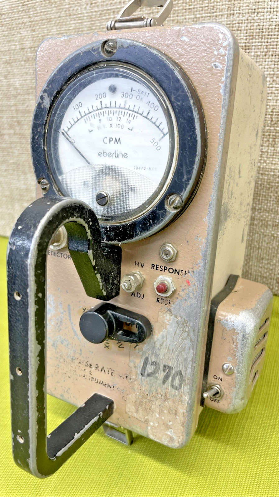 Eberline PRM-6 Pulse Rate Meter - For parts