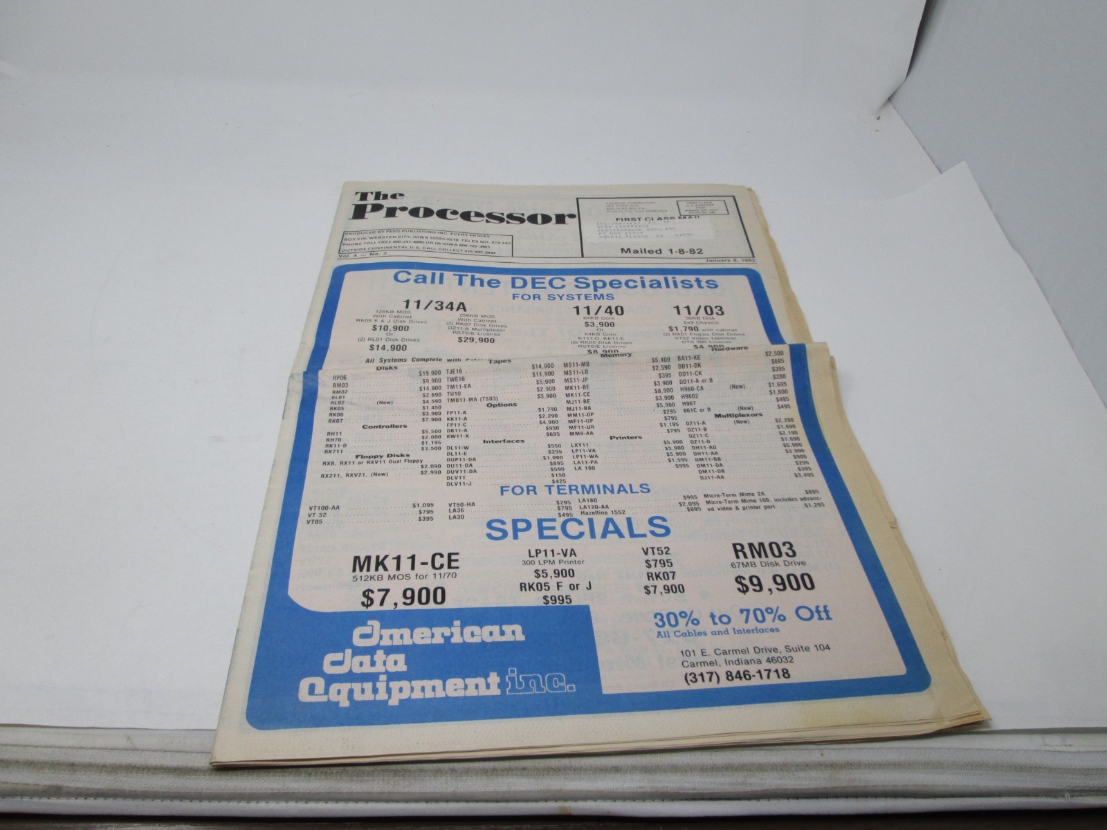 The Processor Catalog Vol 4 No 2 January 8, 1982