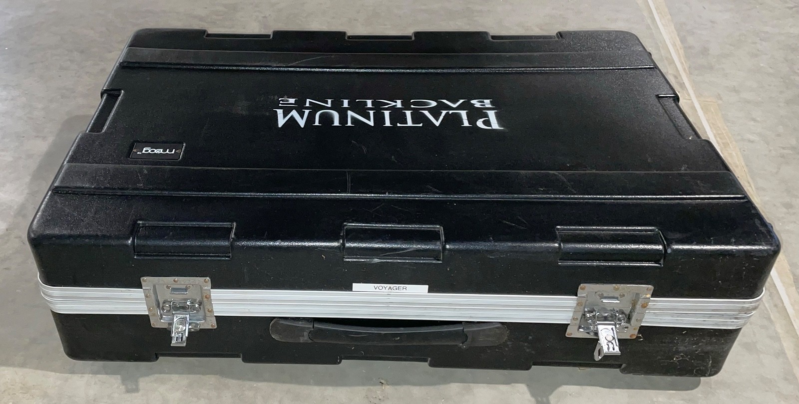 Moog Minimoog Voyager with custom flight case