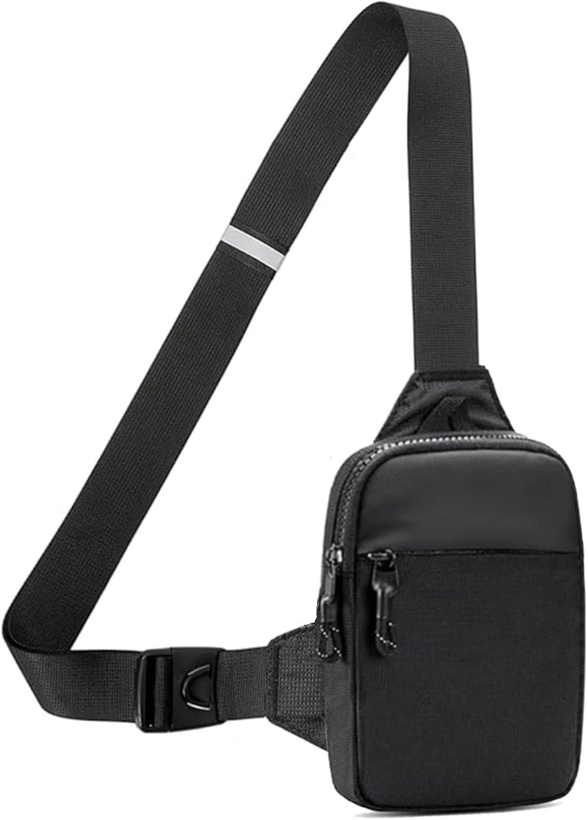Mini Sling Bag for Men Crossbody,Small Chest Bag Casual Trendy Waterproof Lightw