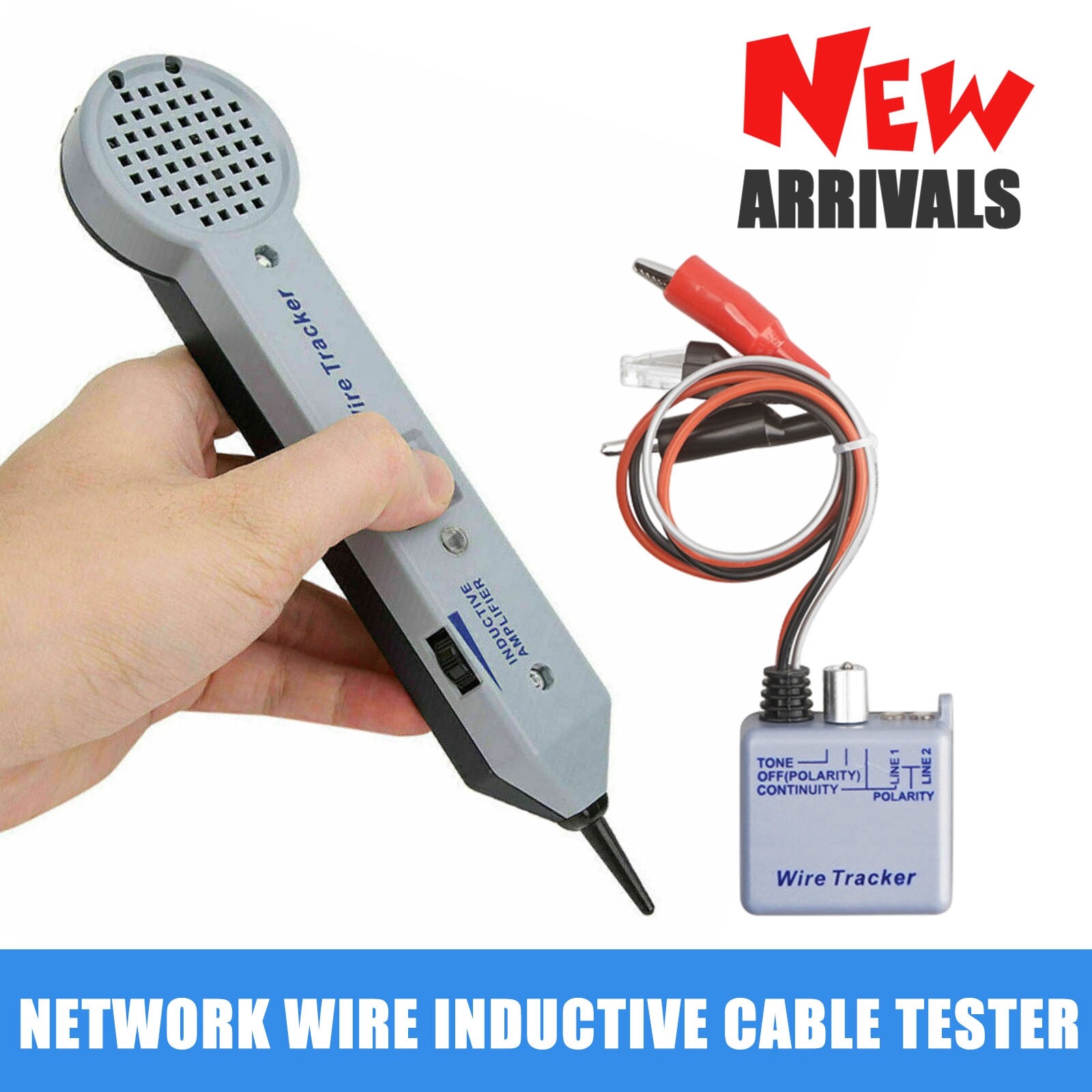 Tone Generator Kit Wire Tracer Circuit Tester 200EP Cable Test Tool US