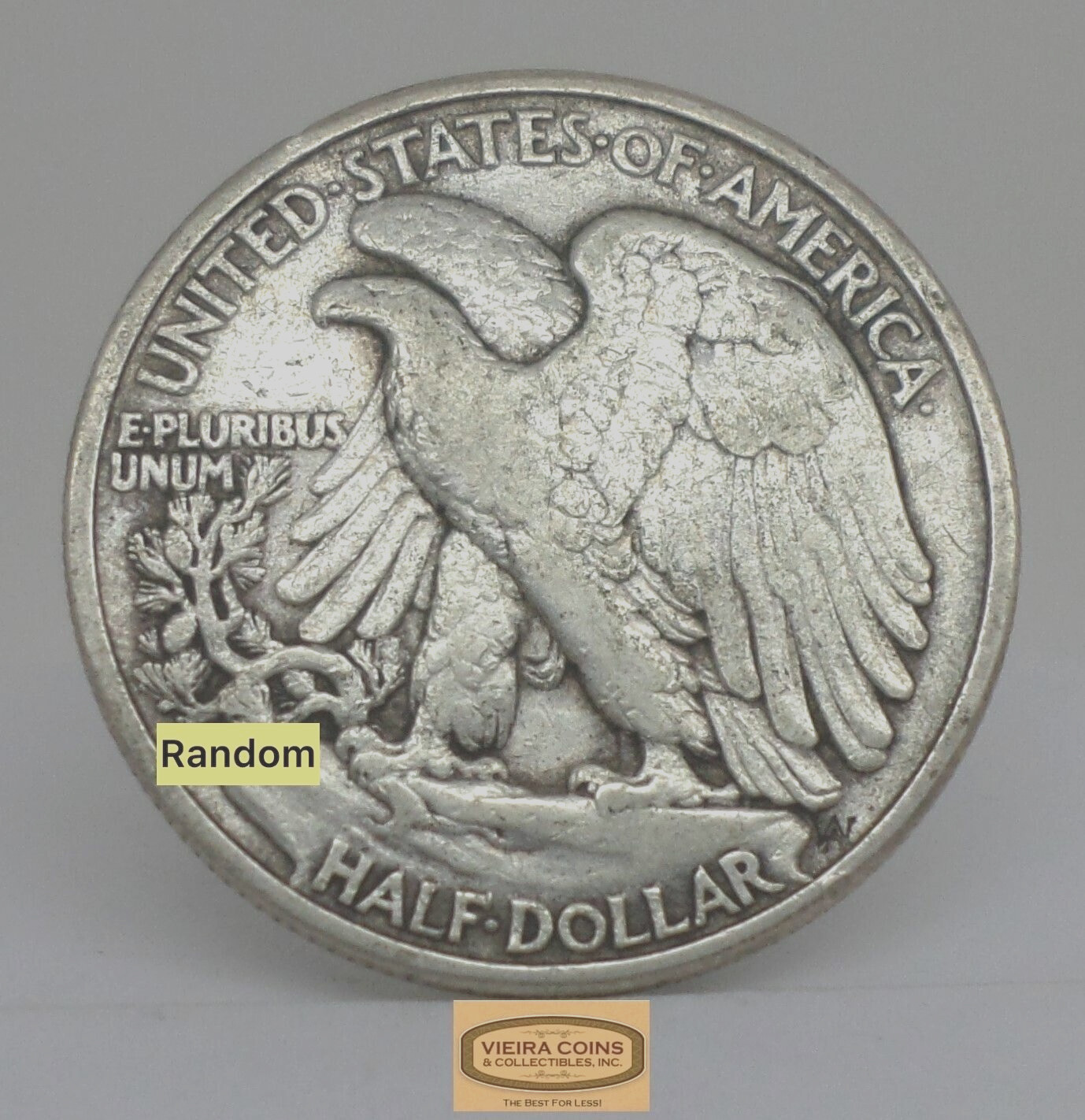 1947 Walking Liberty Half Dollar, 90% Silver, Average Circulated - #A65